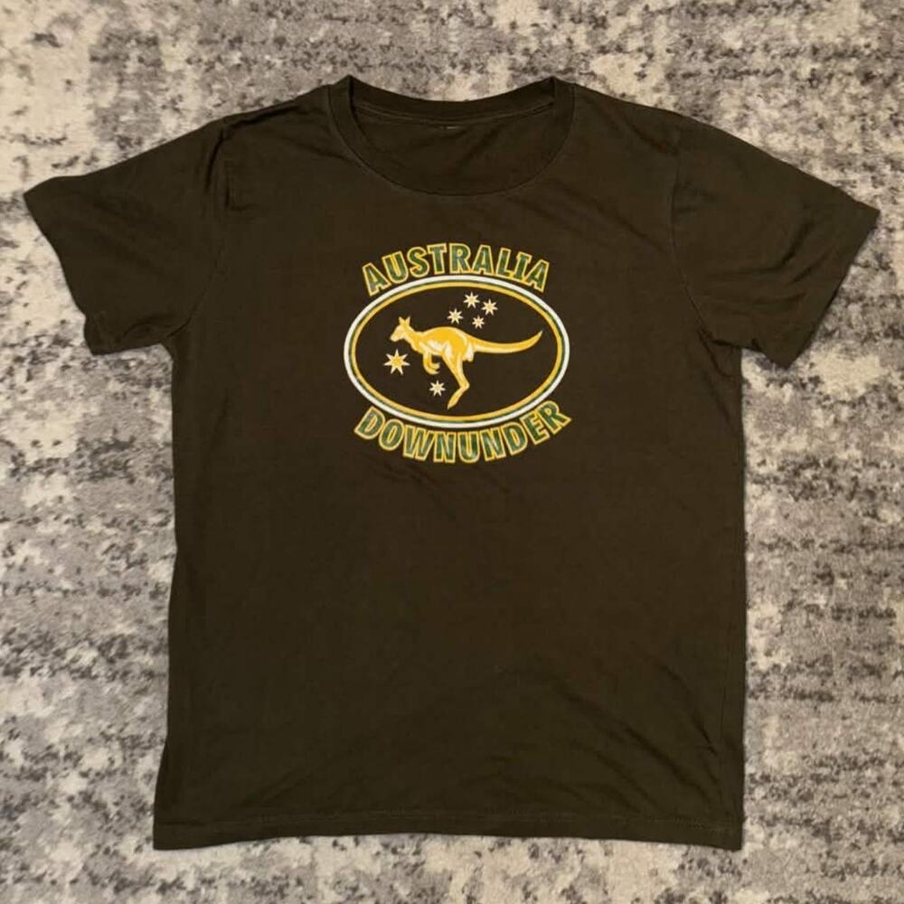 Y2K Australia Downunder Kangaroo Shirt